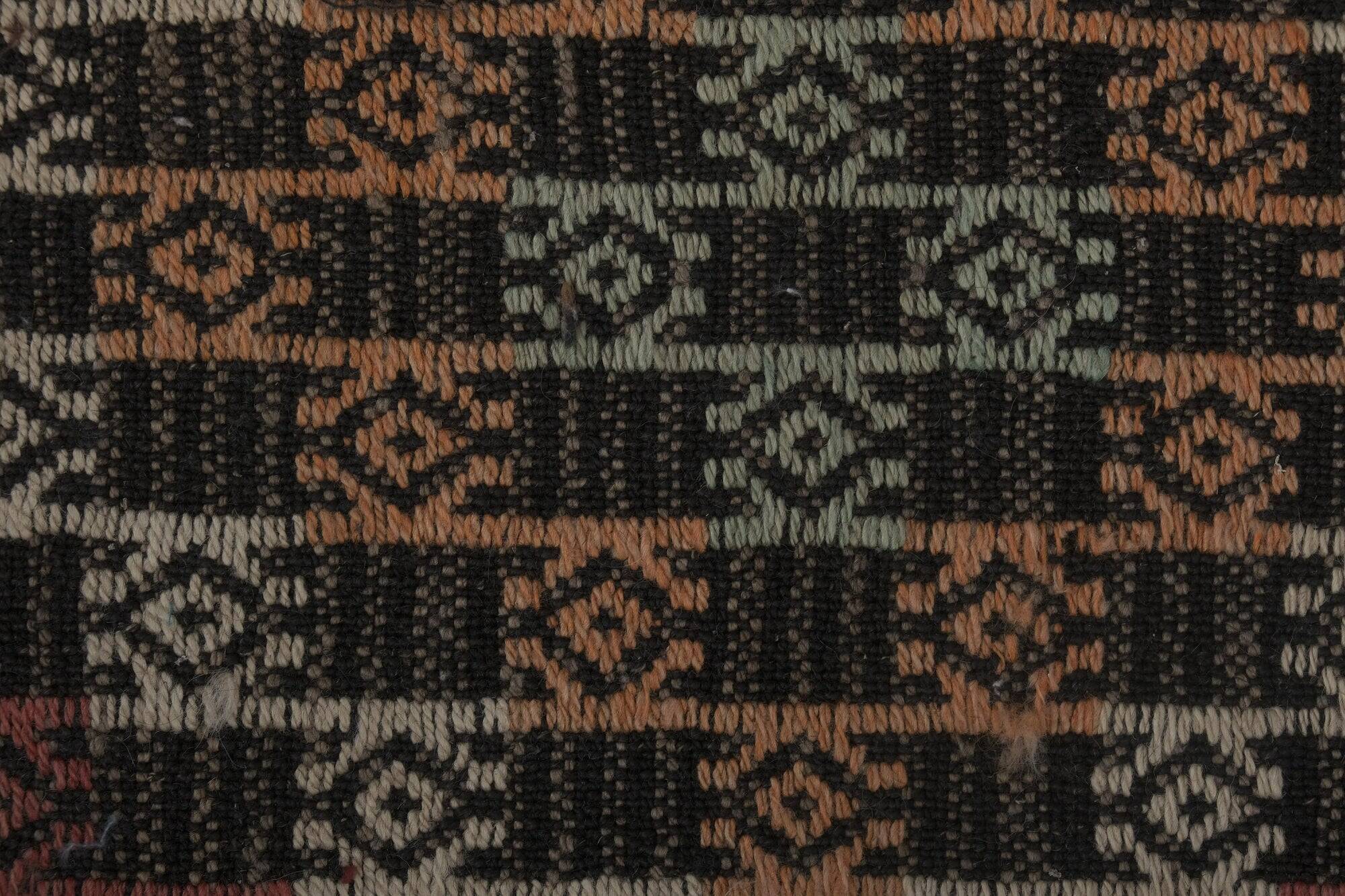 Vintage Turkish hallway rug 65x485 cm