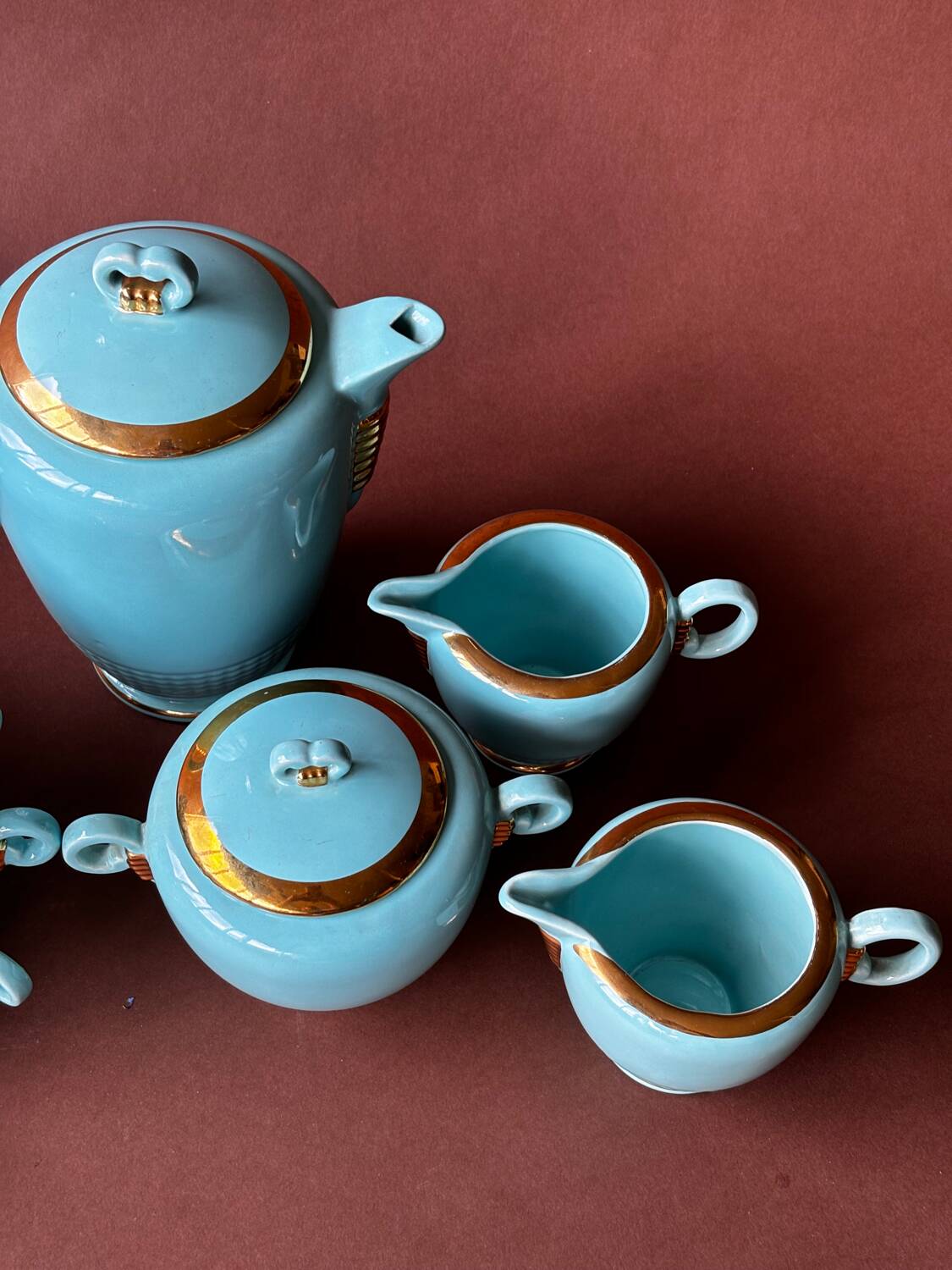 Saint-Clement art deco coffee service