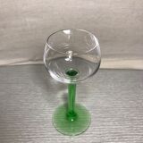 Series of 8 wine glasses