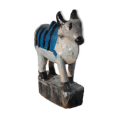 Nandi old indian cow patina and piece of origin india