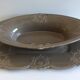 Tableware Service Table Design Meat or Vegetable Frosted Brown Porcelain