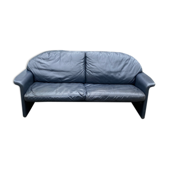 Blue model DS36 Sofa from de Sede, 1980s