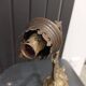 Brass wall light
