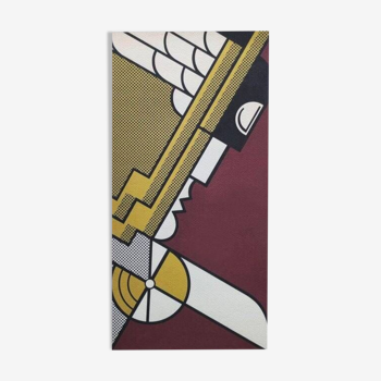 Lithographie Roy Lichtenstein « Salute To Aviation Corlett 63 » en édition limitée