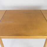 Extendable dining table in oak 60s