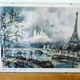 Parisian lithograph signed
