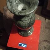 Carved marble vase