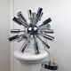Lustre suspension sphérique Spoutnik space age 70s