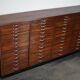 Vintage dutch mahogany jewelers / watchmakers cabinet, circa 1930
