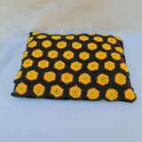 Vintage crochet cushion