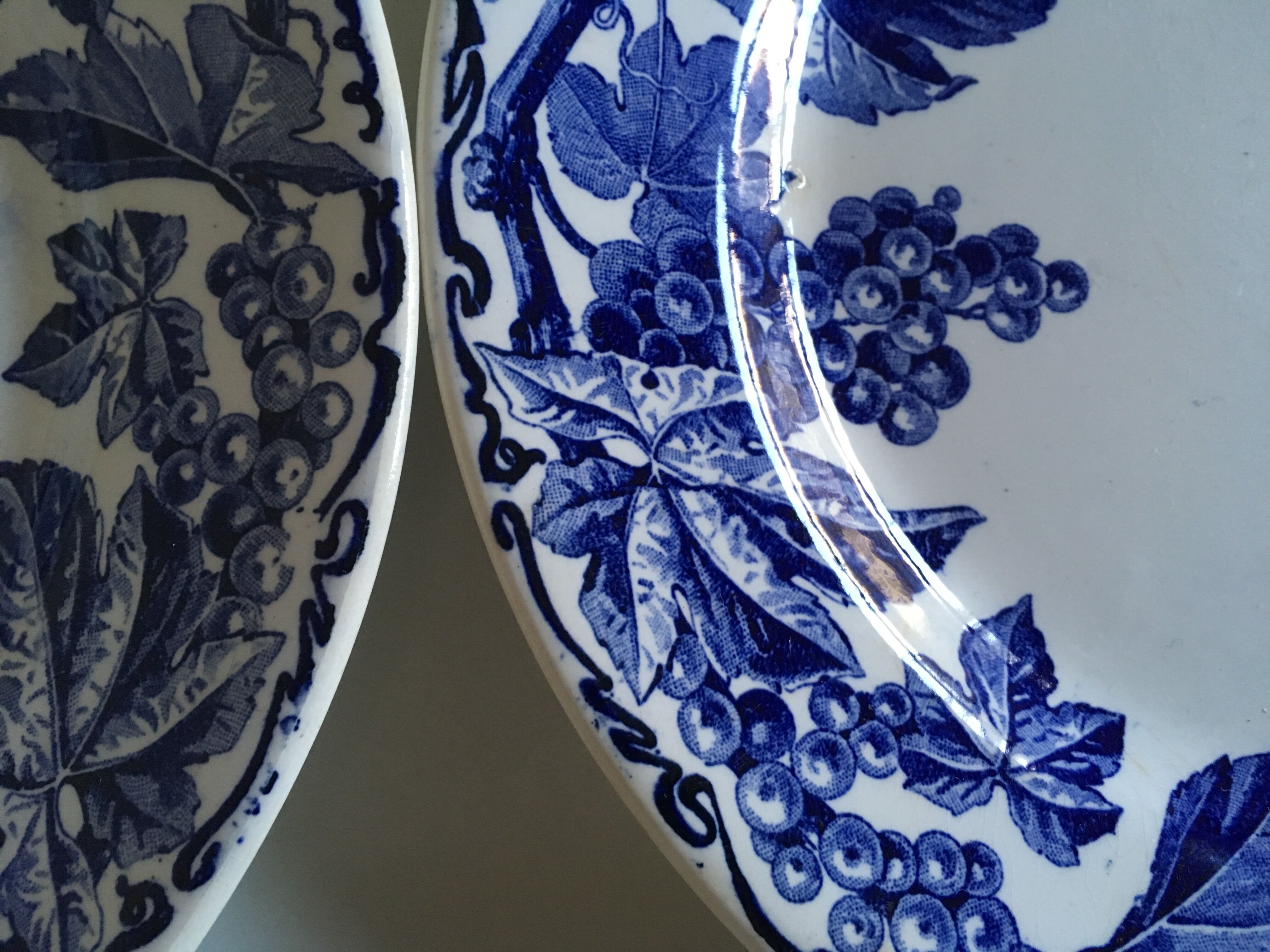 Creil and Montereau service El Kantara c.1890 earthenware plates