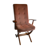 Reclining vintage armchair