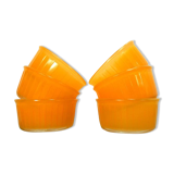 Set of 6 glass ramekins