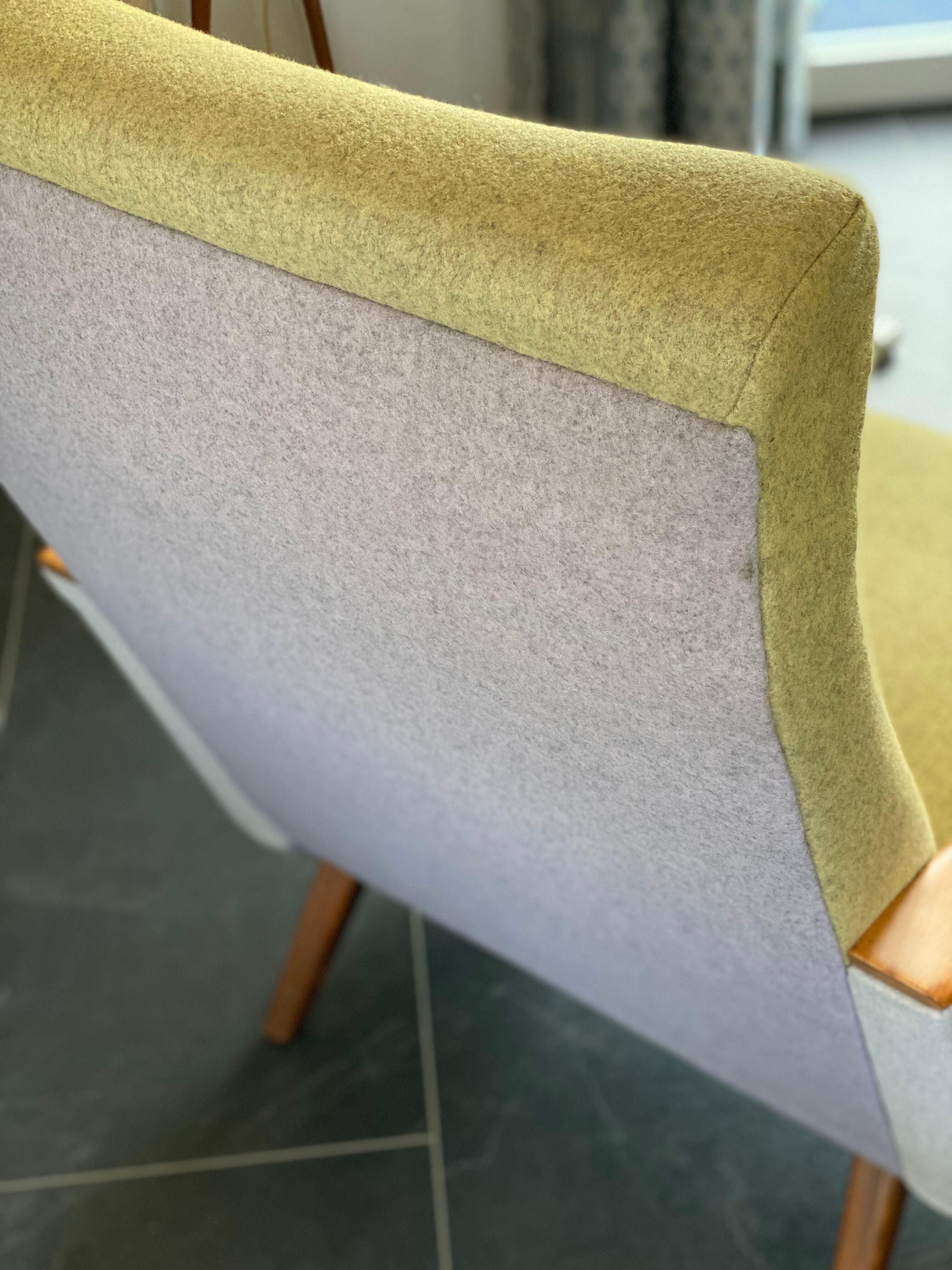 Chaise longue suédoise vintage 3 couleurs
