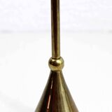 Scandinavian brass candle holder