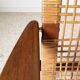 Paire de fauteuils 519 Hans Olsen teck et rotin