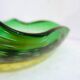 Murano glass ashtray bowl coated glass - 1960s