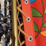 Vintage foldable camping camp bed