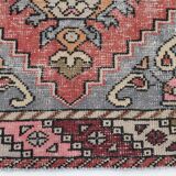 3x9 Rug For Hallway Antique Red Vintage Runner Rug, 102x261Cm SK 3931