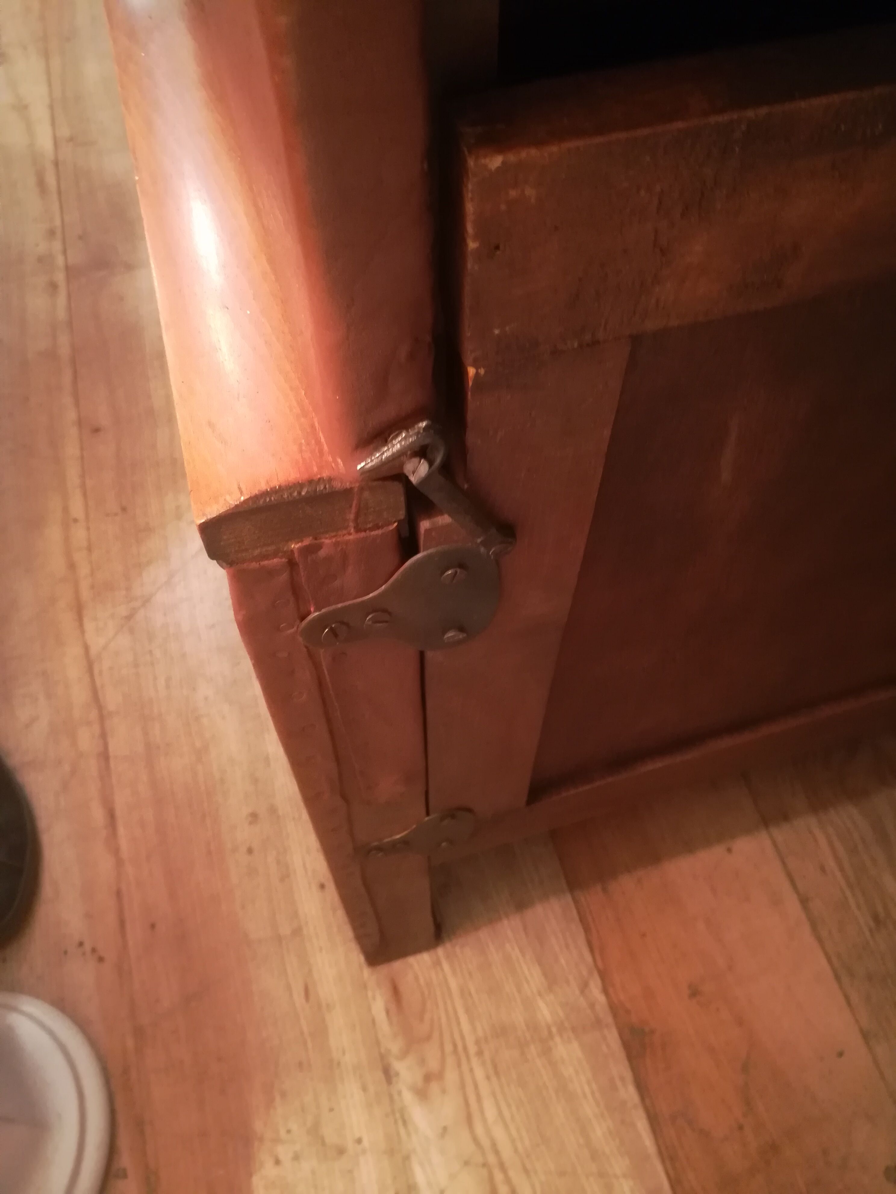 Leather art deco sofa