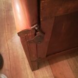 Leather art deco sofa