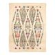 Scandinavian Ryijly wool rug by Laura Korpikaivp-Tamminen, 1960.
