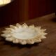 Sunburst vide poche in hand-carved alabaster, 1960s