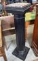 Console – Column – Decoration – Black wood and marble