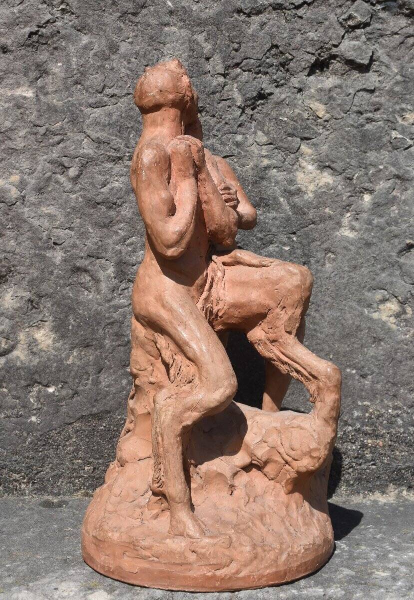 Henri Lucien-Robert, Fauna and Woman in Love (circa 1900)