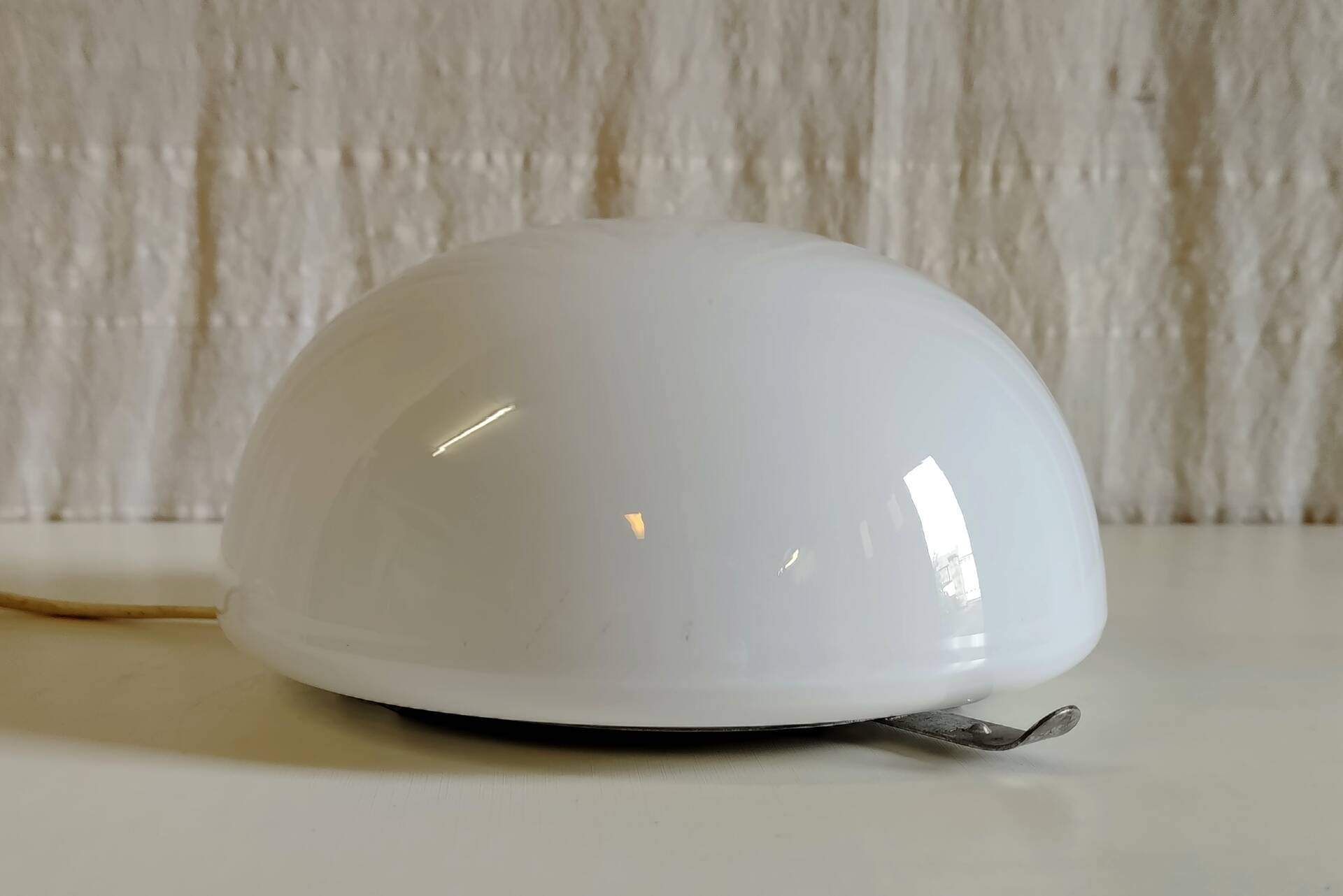 Ceiling light or globe wall lamp opaline diameter 20cm - mid 20th century
