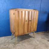 End table, vintage art deco bedside