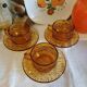 Large vintage glass cups by Vereco