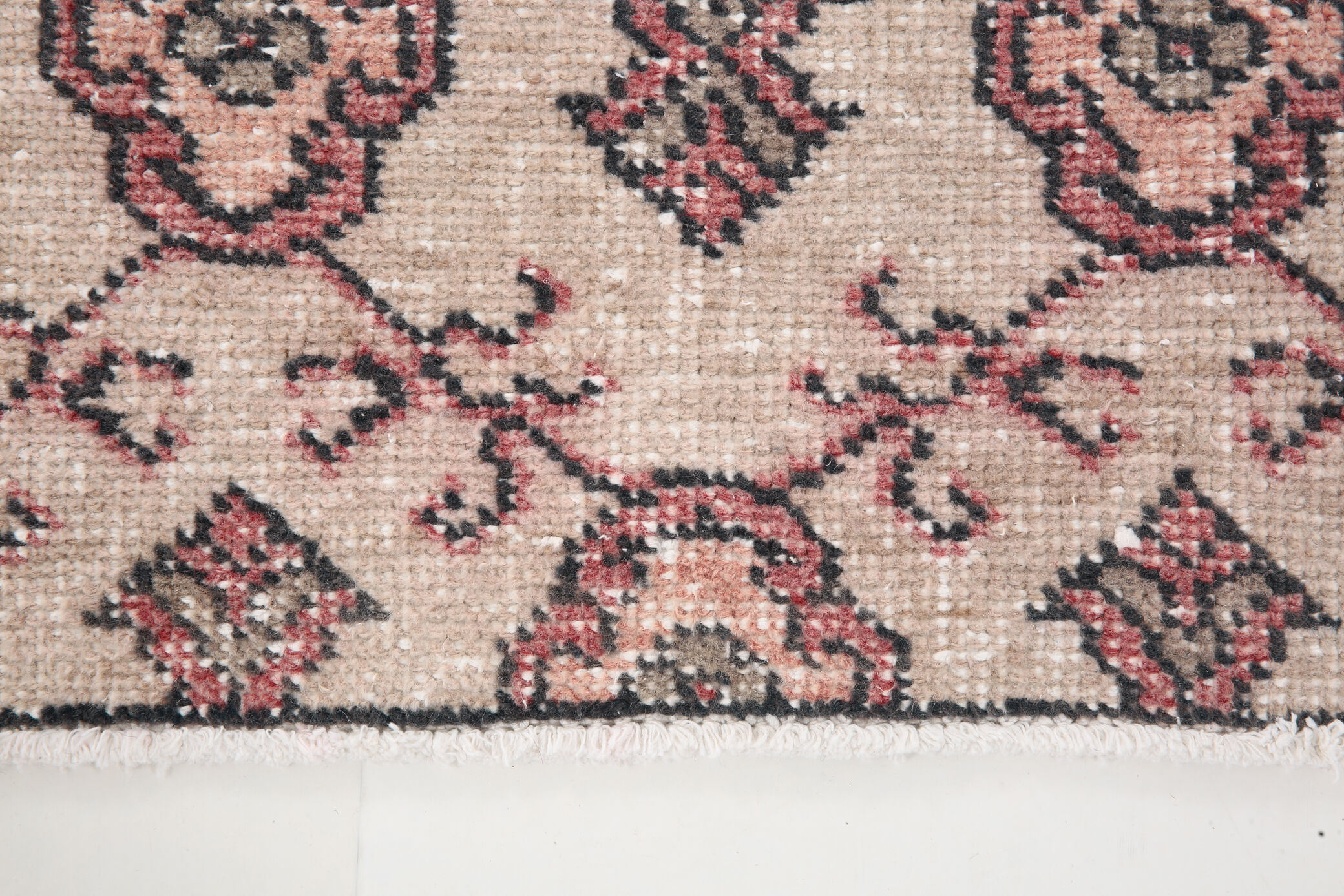 4x7 Red & Beige Floral Turkish Rug, 134x231Cm