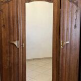 Carved wooden wardrobe – vintage style