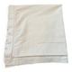 Antique embroidered pillowcase with venetian lace