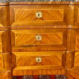 Transition Style Inlaid Chest of Drawers
