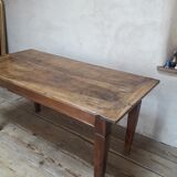 Solid walnut kneading table old XIX°
