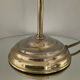 Lampe vintage des années 70 en laiton et opaline