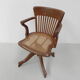 Oak office chair
