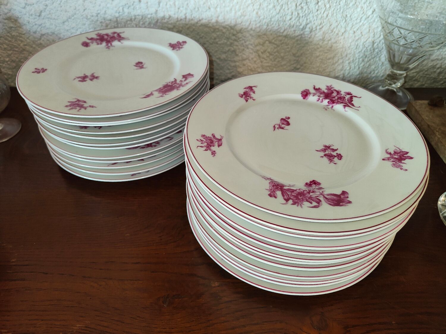 Porcelain service 58 pieces e.Bourgeois Drouot Paris