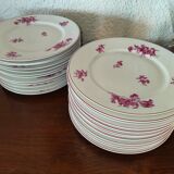 Porcelain service 58 pieces e.Bourgeois Drouot Paris