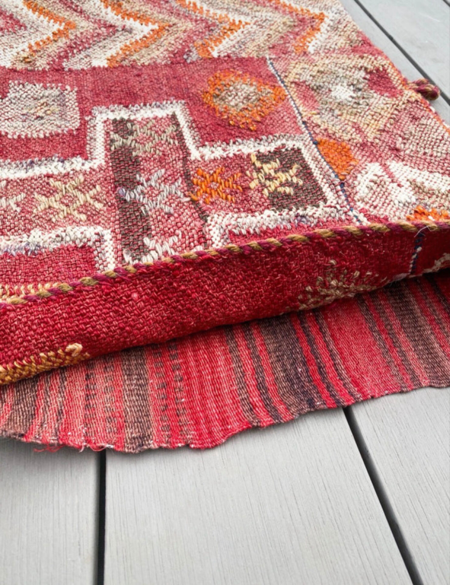 Berber cushion cover, ancient weaving Zanafi/Glaoua, unique piece.