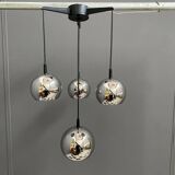 Chrome pendant lamp 1960s