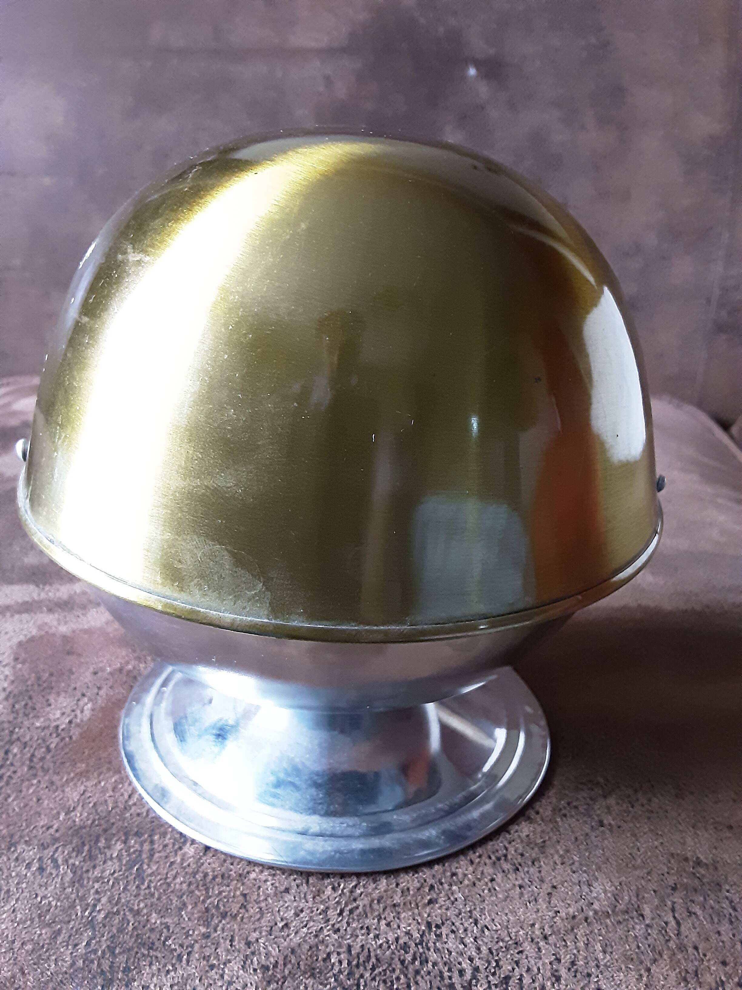 Vintage metal sugar bowl