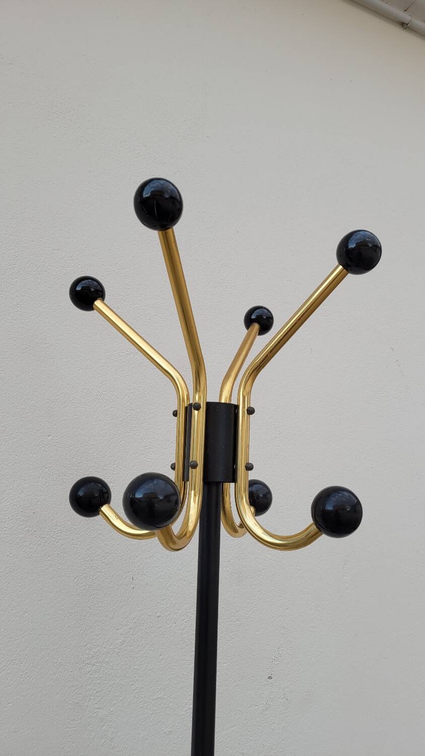 Vintage Parrot Coat Rack with balls 1950s design