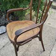 Fauteuil bois courbé canné Baumann, 1900