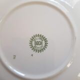 Set of 6 Boch Belgium dessert plates