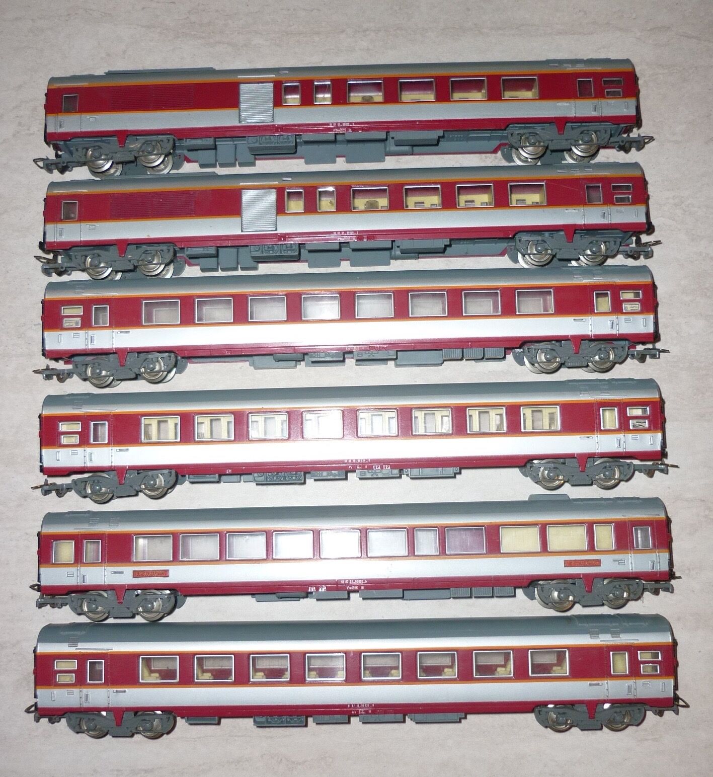 Passenger train Jouef France of the 60s-70s