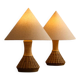 Pair of lamps Chirs Haskevm