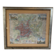 Gravure du XVIIIème - plan de Rome par J.Senex (1678 - 1740)